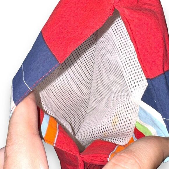 90s Polo Ralph Lauren Sport Colorblock  Swim Trunks Size L - Picture 4 of 12